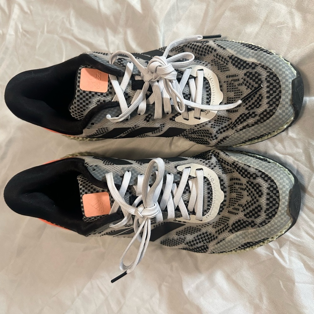 Sleek Black and Gray Athletic Shoes